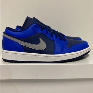 Air jordan 1 low game royal blue womens athletic shoes brand new